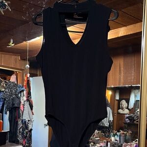 Black Cutout Body Suit